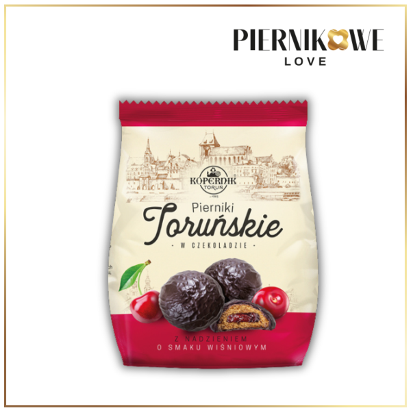 PIERNICZKI W CZEKOLADZIE DESEROWEJ Z NADZIENIEM WIŚNIOWYM