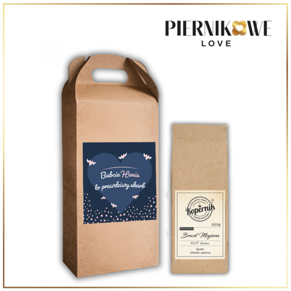 BABCIA TO PRAWDZIWY SKARB KUFEREK Z KAWĄ 250G - PREZENT Z OKAZJI DNIA BABCI