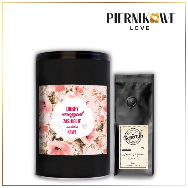 DLA DOBREGO NAUCZYCIELA PUSZKA CZARNA 150G - PREZENT DLA NAUCZYCIELA