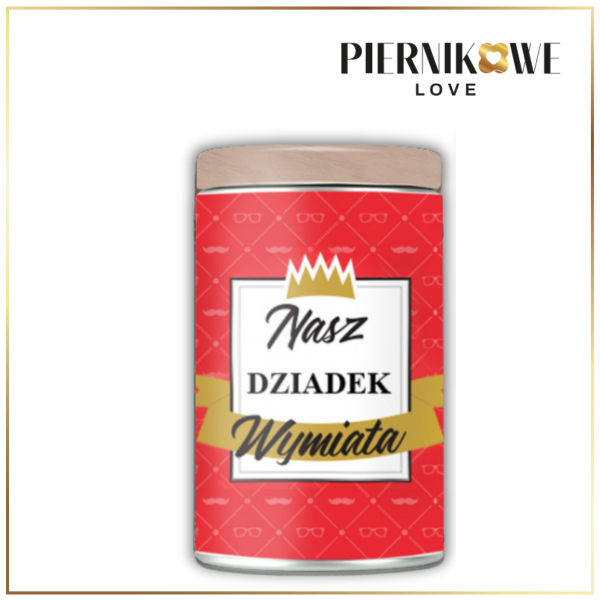 NASZ DZIADEK WYMIATA PUSZKA BIAŁA - PREZENT DLA DZIADKA